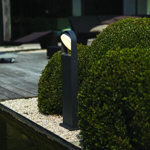 Lutec Lampione da giardino LED, Fele H 70 cm, antracite 1000 LUMEN, IP54