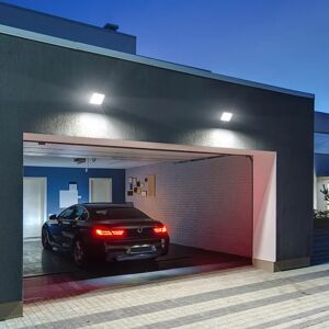 BOTLIGHTING Faro da esterno Orlando in alluminio, grigio, Modulo LED 10W
