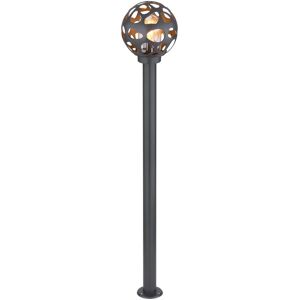 Globo Lampione da giardino, Hilario H 110 cm, grigio, IP44