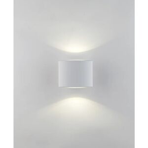 Intec Applique LED moderno da esterno Boxter bianco