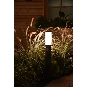 Lutec Lampione da giardino con sensore di moviemtno, Heros H 70 cm, grigio, IP44