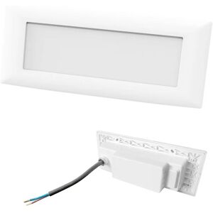 BOTLIGHTING Faretto da incasso LED integrato Arona rettangolare bianco, foro incasso 10,6x11x7 cm luce cct regolazione da bianco caldo a bianco freddo