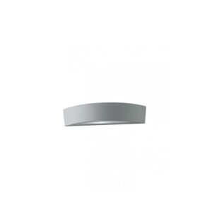 Intec Applique da esterno TUCSON in alluminio argento 9,6x7,5x36 IP44