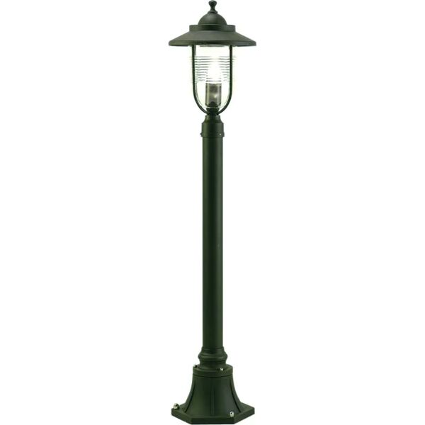 leroy merlin lampione da giardino, porto h 122 cm, ruggine, ip43