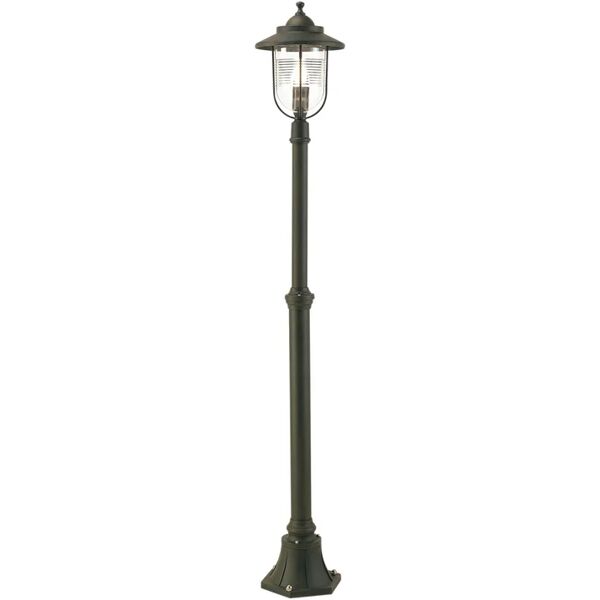 leroy merlin lampione da giardino, porto h 184 cm, ruggine, ip43