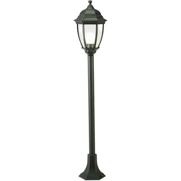 leroy merlin lampione da giardino, olive h 120 cm, grigio, ip43