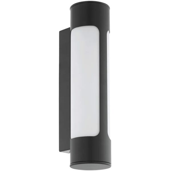 eglo applique led moderno da esterno tonego grigio