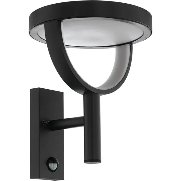 eglo applique francari led  in alluminio, antracite, 11w 1000lm ip44