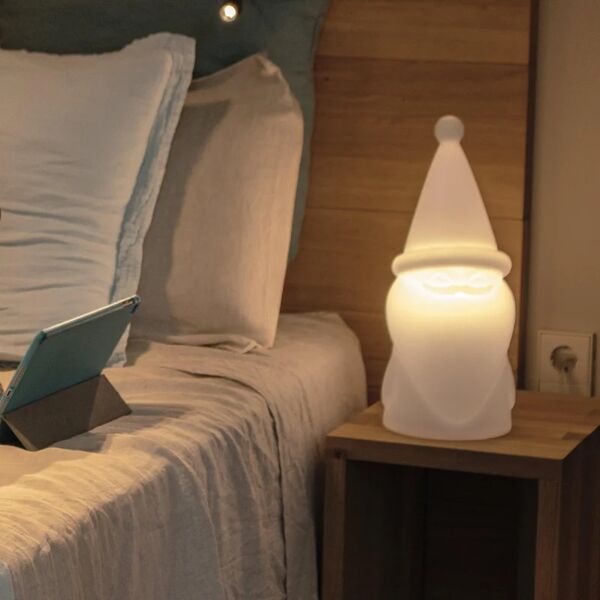 newgarden lampada da esterno amelio h 41 cm,in polietilene, luce bianco caldo e27 650lm