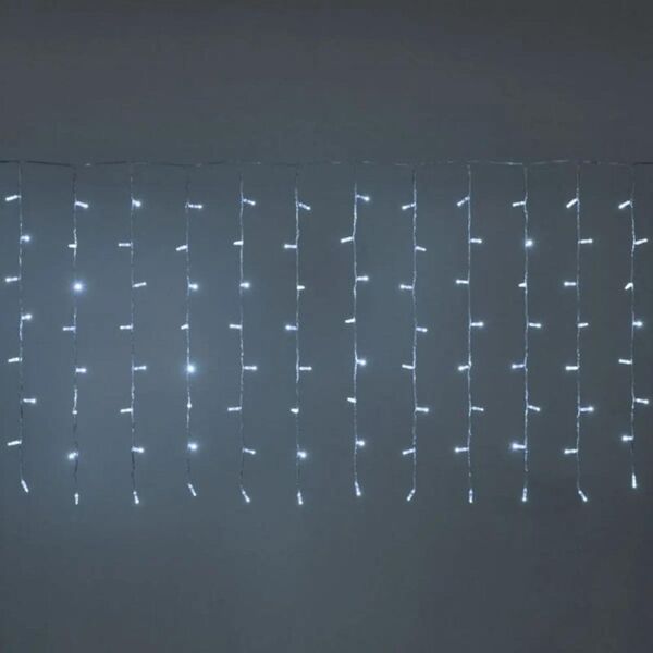 leroy merlin tenda luminosa 500 lampadine led bianco freddo h 100 x l 500 cm