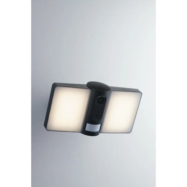 leroy merlin faro da esterno con sensore di movimento led-vysor-security in alluminio, antracite, modulo led 2x20w