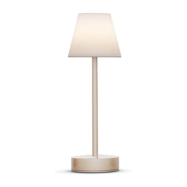 newgarden lampada da esterno tav h 32 cm,in ferro, luce bianco naturale led 2w 160lm