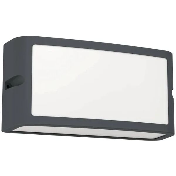 eglo applique led moderno da esterno camarda nero