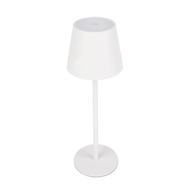 leroy merlin lampada da esterno thelma bianca h 36 cm,in ferro, luce colore e intensità regolabile led 3w 280lm