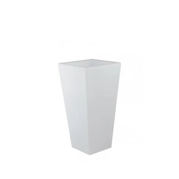 fan europe vaso led geco da esterno quadrato ricaricabile 4w rgb con telecomando 60 cm