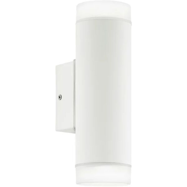 eglo riga applique led gu10 2x5w bianco