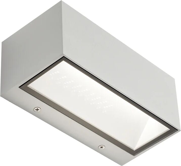 sovil applique led moderno da esterno box bianco