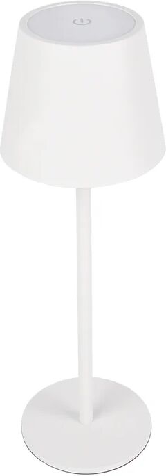 leroy merlin lampada da esterno thelma bianca h 36 cm,in ferro, luce colore e intensità regolabile led 3w 280lm