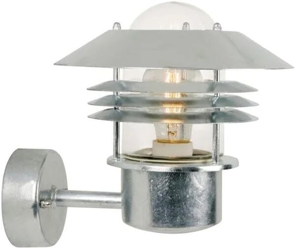 nordlux vejers-lampada da parete per esterni in metallo h23cm