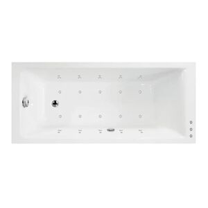 Leroy Merlin Vasca idromassaggio rettangolare bianco ,170, 70 cm, 16 bocchette,