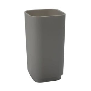 GEDY Bicchiere porta spazzolini Seventy  L 6.5 x H 12.2 in polipropilene grigio