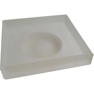 Leroy Merlin Porta sapone Quadro trasparente 11 cm x 4 cm in vetro