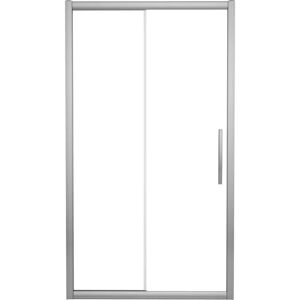 Leroy Merlin Porta doccia scorrevole Namara  100 cm, H 195 cm in vetro, spessore 8 mm trasparente silver