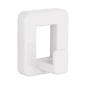 Leroy Merlin Gancio appendiabiti da avvitare  Funky in plastica bianco lucido L 6.5 x H 6.5 cm