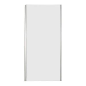 SENSEA Lato fisso prodotto senza tipo di apertura Essential  70 cm, H 185 cm in vetro, spessore 4 mm trasparente silver