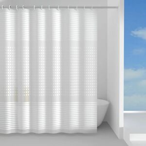 GEDY Tenda doccia Tic- Toc in peva bianco L 120 x H 200 cm