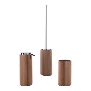 GEDY Set di accessori da bagno  in bambù legno