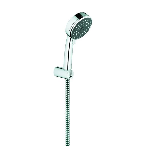 grohe kit doccetta, flessibile e supporto  vitalio comfort 100 cromato lucido