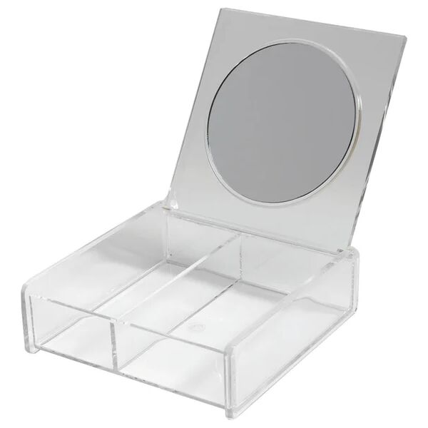 leroy merlin organizer bagno l 9.4 x h 13.4 cm trasparente