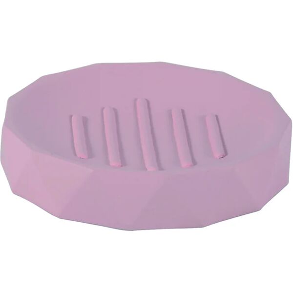 leroy merlin porta sapone poly rosa 11.5 cm x 2.5 cm in resina