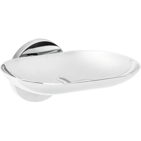 leroy merlin porta sapone one hotellerie vetro con profili cromo 13.5 cm x 6 cm