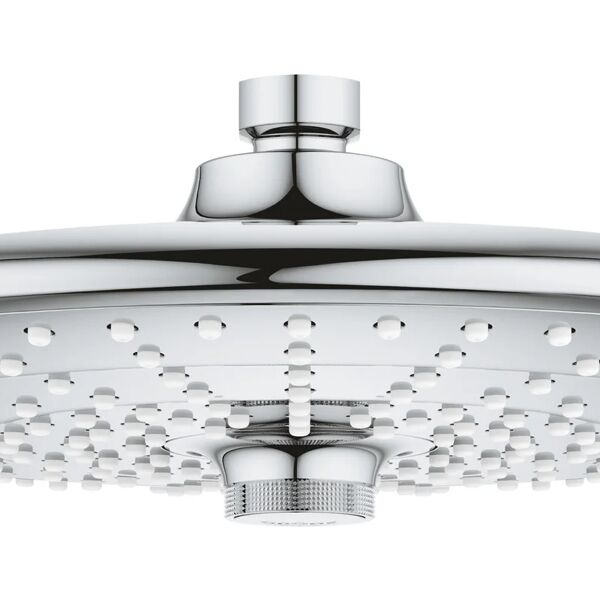 grohe soffione doccia vitalio start 26.0 x 26 cm in ottone , cromato