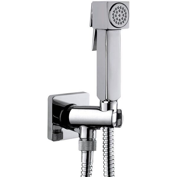 bossini doccino wc  cube ottone Ø 1/2 argento cromato