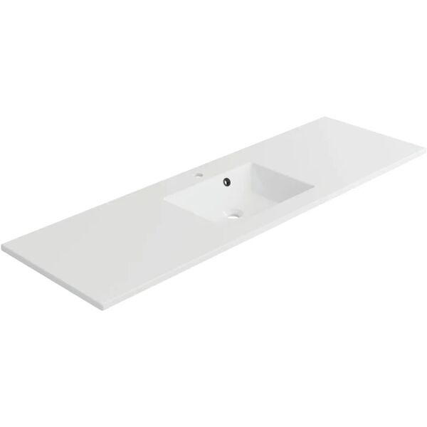 sensea base per la vasca rettangolare neo l 151 x p 48.5 x h 11.2 cm in resina bianco