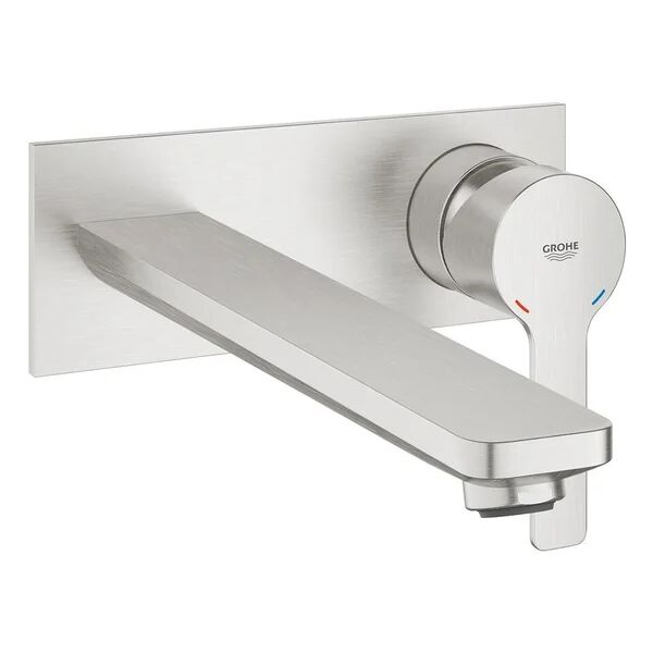 grohe rubinetto per lavabo lineare cromo spazzolato