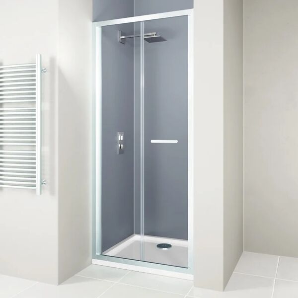 leroy merlin porta doccia pieghevole verve  70 cm, h 190 cm in vetro, spessore 6 mm trasparente cromato