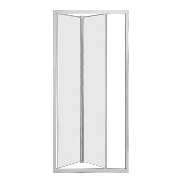 leroy merlin porta doccia pieghevole sinque  72 cm, h 190 cm in vetro, spessore 5 mm trasparente bianco