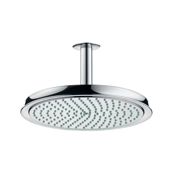 hansgrohe soffione doccia raindance classic 27 x 27 cm in inox , cromato