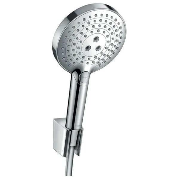 hansgrohe kit doccetta, flessibile e supporto  raindance select s cromato