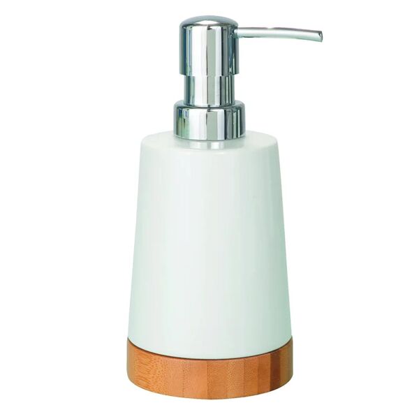 wenko dispenser bamboo bianco in ceramica 0.29 l