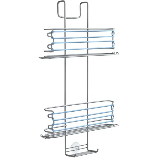 leroy merlin organizer per doccia frost argento satinato