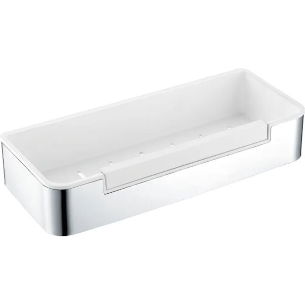 aquasanit organizer per doccia per parete concept bianco/cromato