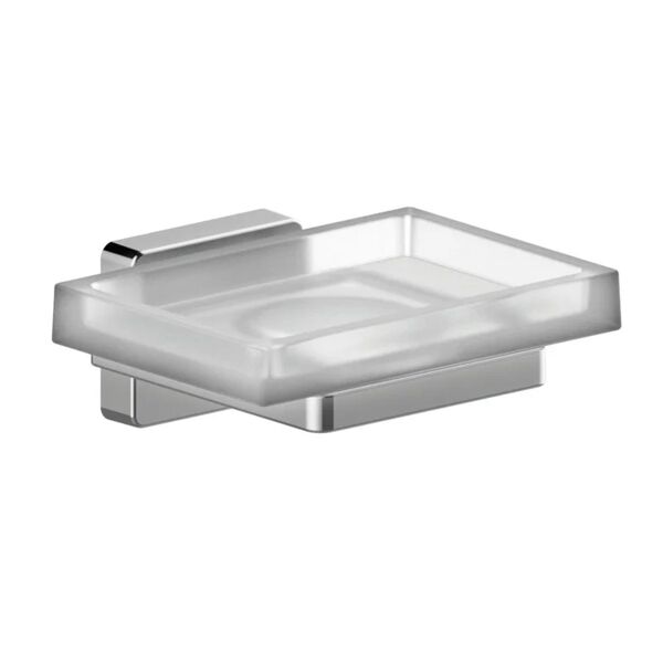 aquasanit porta sapone cubo cromato 11.5 cm x 4.5 cm in zama