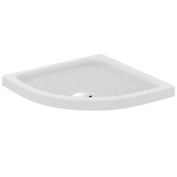 ideal standard piatto doccia  in ceramica semicircolare tirso 80 x 80 cm bianco