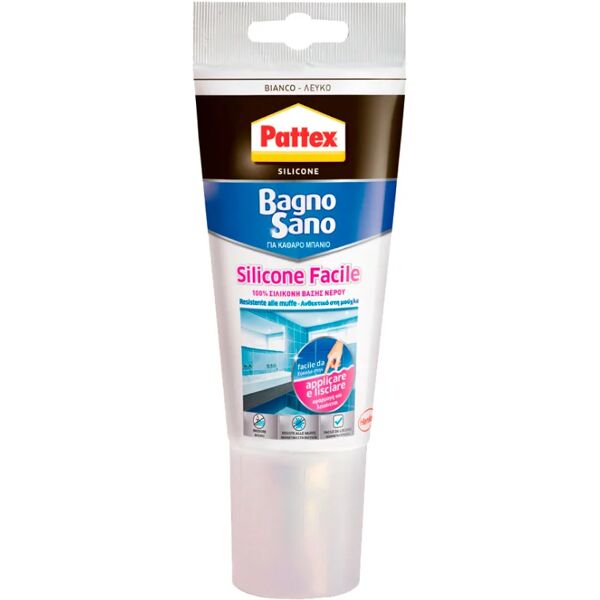 pattex bagno sano silicone facile resistente alle muffe - flacone da 150ml