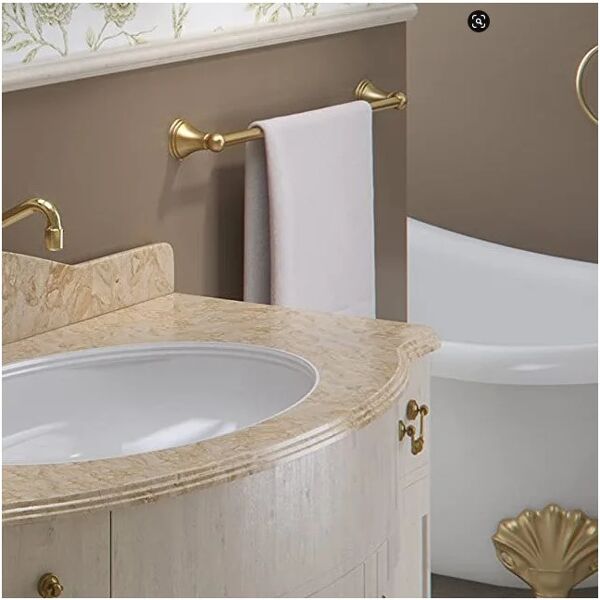 grohe portasalviette gedy linea romance da 60cm bronzo